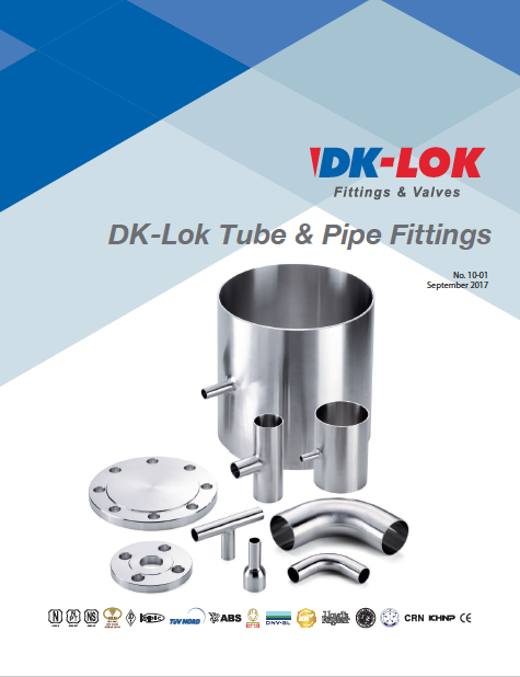 catalog cover for dk-lok tube and pipe fittings
